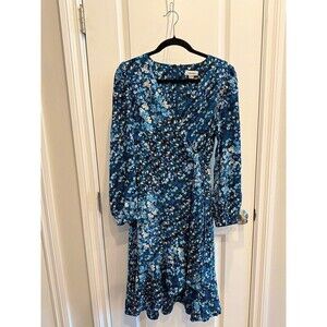 NEW Designer Blue Floral Print Dress – Size 8 - Calvin Klein